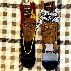 STANCE The Notorious B.I.G. - 2Pac Pair Of Socks size medium
